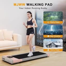 3 in 1 Portable Compact Design Walk Pad 15.55*35.43 Inch Raceable Walking Pad Treadmill Low Noise Under Desk Treadmills for Home