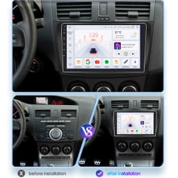 8G 128G Android 13 Car Radio For Mazda 3 2010-2013 Carplay 4G Car Multimedia GPS Intelligent Screen 2din autoradio Headunit 7862