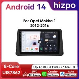 9" Hizpo 2Din Android Auto Car Radio for Opel Vauxhall Mokka 1 2012 - 2016 UI7862 Multimedia SWC RDS DSP 4G BT CarPlay 360° CAM