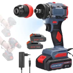 2 in1 Brushless Electric screw driver Hammer Cordless roll Impact Multifunctional Power Tool For Makita 21V Battery
