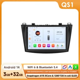 Hizpo AI Voice Octa Core Car Radio For Mazda 3 2010 - 2013 Carplay 4G Multimedia video Player GPS 2din Autoradio Android Auto BT