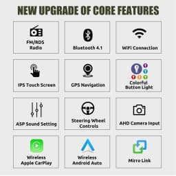 DAB For Ford Transit MK7 Fiesta Fusion Kuga C/S-Max Galaxy Android 13 2+64G Apple Carplay Android Auto Car Stereo GPS WIFI RDS