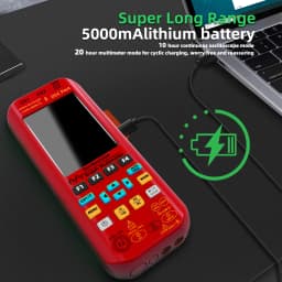 NEW Handheld Oscilloscope Multimeter DDS Generator 2 Channels, 50MHz Bandwidth 250MSa/s Sampling Rate 20000 Counts voltmeter