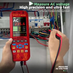 NEW Handheld Oscilloscope Multimeter DDS Generator 2 Channels, 50MHz Bandwidth 250MSa/s Sampling Rate 20000 Counts voltmeter