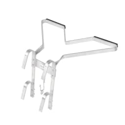 V-Shaped Ladder Stand Off, Alloy Aluminum for Downpipe, Non-slip Mat, for Universal Ladder, Incease Ladder Safety