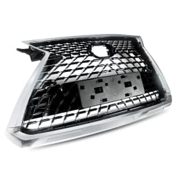 SAIQINGSP Front Upper Grille Chrome & Black Fit RX350 RX450 2016-2019 Car Accessories Tools