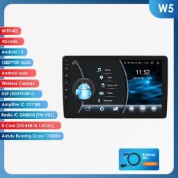 9" Hizpo Android13 Car Radio for Citroen Berlingo B9 Peugeot Partner 2008 - 2019 Auto Stereo RDS DSP GPS CarPlay UI8581 System