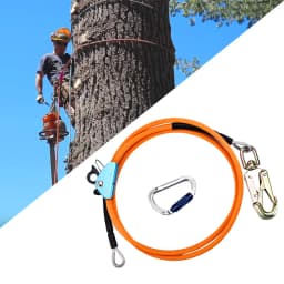Steel Wire Core Flip Line Kit 1/2 Inchx8 Inch Climbing Positioning Rope for Arborists Climbers Tree Climbers Hiking Accessories