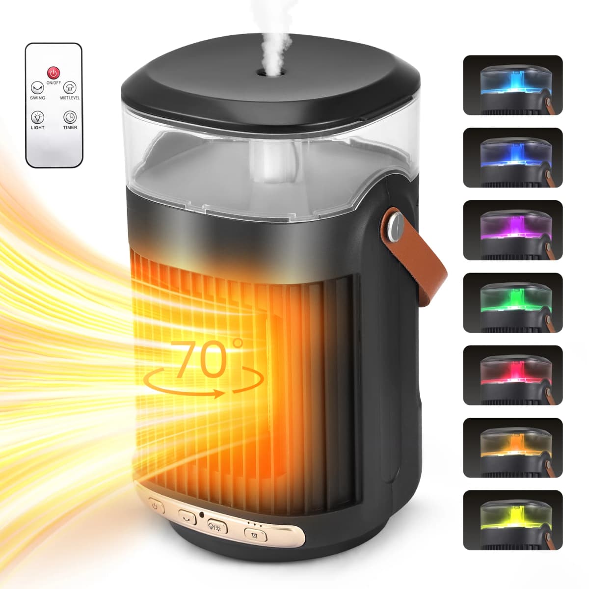 Infrared Auxiliary Heater, Halogen Heater, Infrared Heater, 2 Heat Settings for Operation in the Bedroom, Office, Living Room