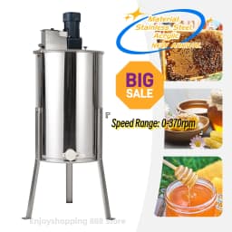 140W Electric Honey Extractor Beekeeping Extraction Honeycomb Drum Spinner Apiary Centrifuge Equipment