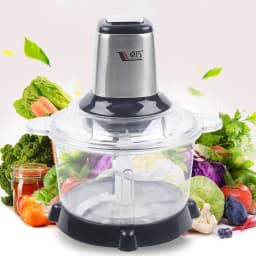 5L Electric Meat Grinder Mincer Mixer Food Chopper 220V 300W Electric Kitchen Chopper 4 Blades Cooking Machine 10000RPM