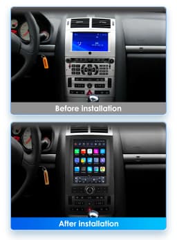 Hizpo 9.7' for Tesla Style Car Radio For Peugeot 407 2004 - 2011 Wireless CarPlay Android Auto No 2 Din 2din DVD 360 CAM 8 Core