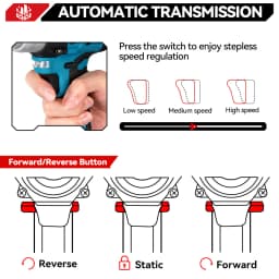 ONEVAN Brushless Electric Rivet Gun 2.4~5.0mm Drill Cordless Rivet Nut Gun Automatic Riveting Power Tool For Makita Battery Pin