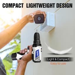 45Nm Cordless Drill Screwdriver with 1 x 1.5 Ah Battery, 2 Speed 400-1400RPM, Forward & Reverse Setting, Screwing and Drilling