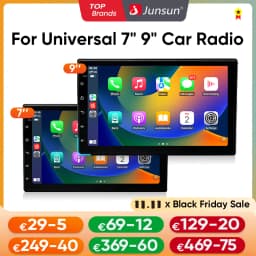 Junsun 7" 9" Universal CarPlay Android Auto Radio for VW Volkswagen Fiat Renault Nissan Hyundai 4G Wifi Car Multimedia autoradio