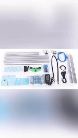 Graviermaschine Holz Laser Maschine DIY Lasergravur Fräsmaschine Router Desktop Graviergerät Gravieren Schneiden für Metall