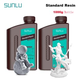 SUNLU Standard Resin 2KG 1KG / Bottle 405nm UV Resin For LCD 3D Printer Material For Printing Good Precision Free Shipping