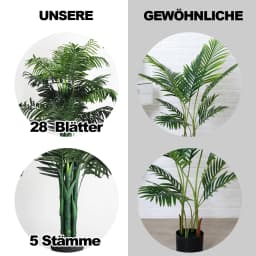 Room Palm Palm Tree Art plant artificial tree room plant decoration plant artificial 110cm high