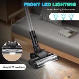 BRIEFNESS 3-in-1 Cordless Vacuum Cleaner Powerful Stick Vacuum Rechargeable Handheld Upright Vacuum Cleaner
