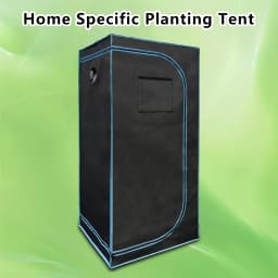 C-JP 80x80x180cm Plant Growth Tent with Observation Window, Raised Floor Stand, and Tool Kit