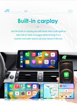 Hizpo Android Autoradio for BMW X5 E70 X6 E71 CCC CIC 2007 - 2013 UI8581 Intelligent Multimedia GPS RDS DSP Android Auto CarPlay