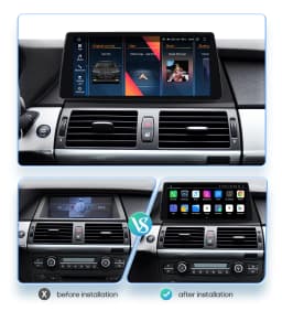Hizpo Android Autoradio for BMW X5 E70 X6 E71 CCC CIC 2007 - 2013 UI8581 Intelligent Multimedia GPS RDS DSP Android Auto CarPlay