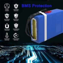 36V 20Ah Ebike Batteria Pack PVC 48V 52V 60V 72V 20Ah 24Ah Electric Bicycle Escooter 18650 Battery for 250W-3000W Motor