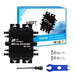 1600W Grid Tie Inverter with Smart WiFi Function DC 22-50V AC 230V Solar PV Grid Tie Micro Inverter Max Connect 4X400W Solar PV