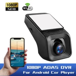 Car DVR Dash Cam Full HD 1080P Driving Recorder with Night Vision ADAS USB for Android Headunit
