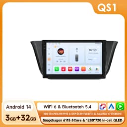 Hizpo 2Din 9inch Android Auto Car Radio for Iveco Daily 2013 - 2021 Snapdragon 6115 4G BT CarPlay SWC RDS DSP GPS Navi 360°CAM