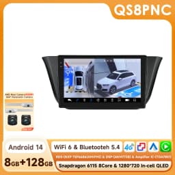 Hizpo 2Din 9inch Android Auto Car Radio for Iveco Daily 2013 - 2021 Snapdragon 6115 4G BT CarPlay SWC RDS DSP GPS Navi 360°CAM