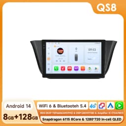Hizpo 2Din 9inch Android Auto Car Radio for Iveco Daily 2013 - 2021 Snapdragon 6115 4G BT CarPlay SWC RDS DSP GPS Navi 360°CAM