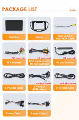 Hizpo 9" 4G Car Radio For Hyundai Grand i10 2007 - 2013 Multimedia GPS 2din Stereo Touch Sreen Wireless CarPlay Android Auto