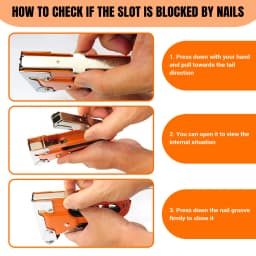 DayPlus Staple Gun, 3-in-1 Upholstery Manual Brad Nailer Kit with Stapler Remover for Woodworking Furniture DIY, 3000 Staples