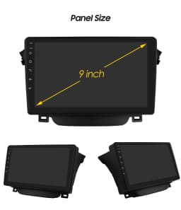 Hizpo 2Din 9inch Android Auto Car Radio for Hyundai i30 Elantra GT 2011- 2017 Navigation GPS DSP RDS BT 4G SWC CarPlay