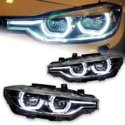 AKD Car Styling LED Head Lamp for BMW 3 Series F30 F31 2012-2019 LED Headlight 320i 318i 325i DRL Angel Eye Automotive Accessories