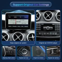 Multimedia Display For Benz A B CLA GLA W176 W463 W246 2013-2015 NTG4.5 Touch Screen Wireless Carplay Navigation Android Auto