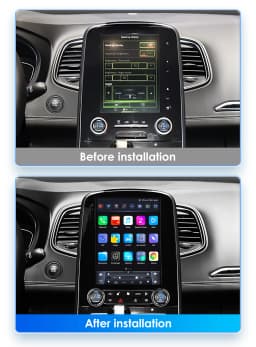 Hizpo For Tesla Style Car Radio For Renault Scenic 2013 - 2024 Wireless Carplay 4G GPS Multimedia GPS 2din Autoradio 9.7 Inch BT