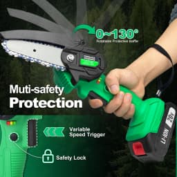 Mini Chainsaw Cordless, Handheld Mini Chain Saw,Battery Powered Electric Chainsaw For Wood Cutting Tree Trimming, With 2.0Ah Li