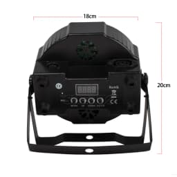 SHEHDS 2Pcs 18x18W 7x18W 6in1 18x12W 4in1RGBW LED Flat Par Lighting For DJ Disco Club Wedding Party Wash Effect