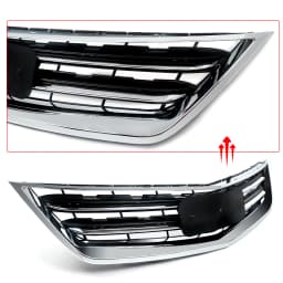 SAIQINGSP For 2014-2020 Chevrolet Impala Sedan Chrome + Black ABS Plastic Car Accessories Tools