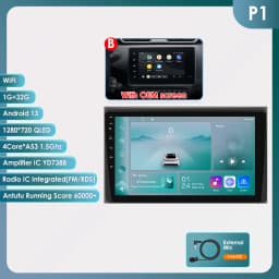 Hizpo 2Din 10.1inch Android Auto Car Radio for Renault Arkana Duster HM 2 2019 - 2021 4G BT CarPlay SWC GPS RDS DSP 360° CAM
