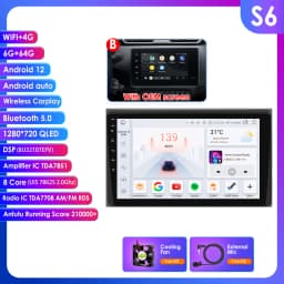 Hizpo 2Din 10.1inch Android Auto Car Radio for Renault Arkana Duster HM 2 2019 - 2021 4G BT CarPlay SWC GPS RDS DSP 360° CAM