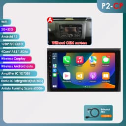 Hizpo 2Din 10.1inch Android Auto Car Radio for Renault Arkana Duster HM 2 2019 - 2021 4G BT CarPlay SWC GPS RDS DSP 360° CAM