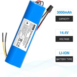 Aleaivy Replacement Battery 14.4V 3500mAh for CECOTEC CONGA 3090 3091 3092 1690 1890 2090 2290 Robot Vacuum Cleaner Accessories