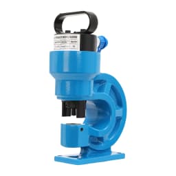 CH-60 Hydraulic Punching Machine with 4 Punching Dies Space Saving Blue/Red