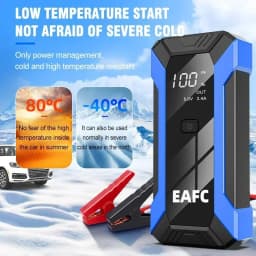 Car Jump Starter Peak Current 1200A/2000A Portable Emergency Start-up Charger Petrol Power Bank Booster Battery Starting Device