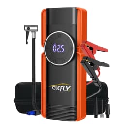 GKFLY Car Jump Starter 59.2Wh Battery Power Bank 4000A Jumpstarter Auto Buster 150PSI Air Compressor Car Tire Inflator