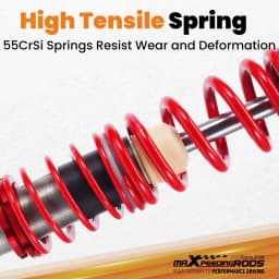 Racing Coilover Coilovers Suspension Strut for VW Golf MK1 Scirocco MK2 82-89 Coilovers Shock Absorber Height Adjustable
