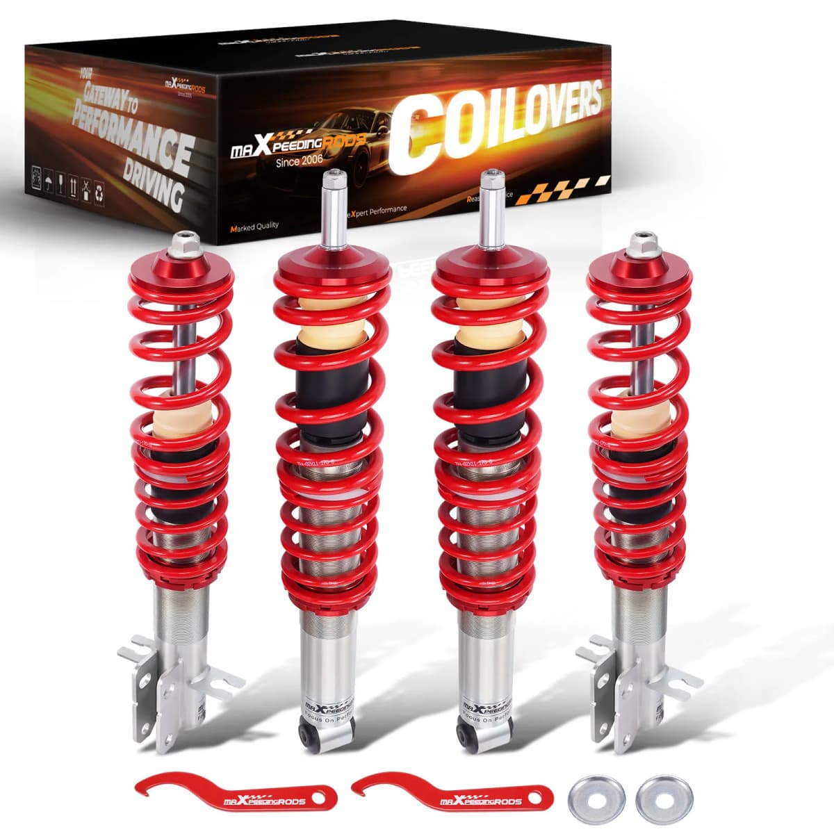 Racing Coilover Coilovers Suspension Strut for VW Golf MK1 Scirocco MK2 82-89 Coilovers Shock Absorber Height Adjustable
